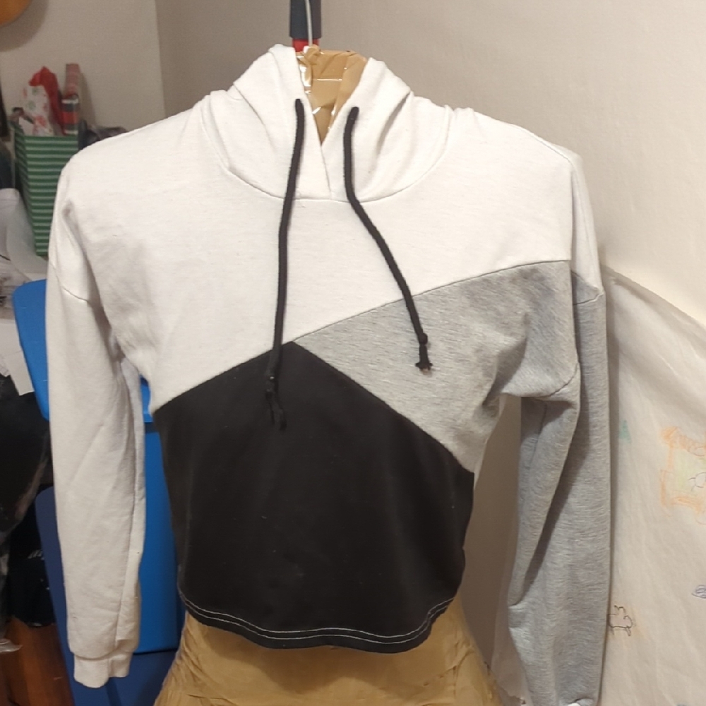 Color Block Hoodie Y2K Style